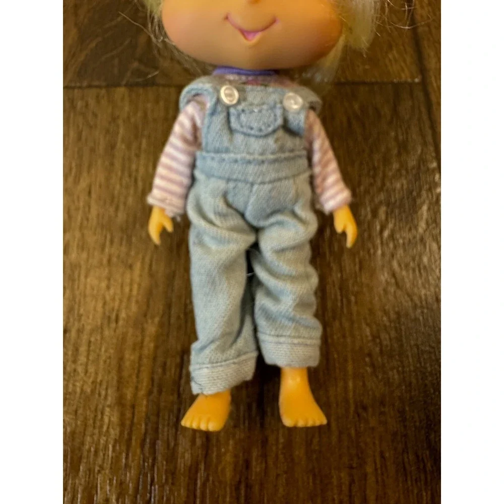 Vintage Bandai 2002 Strawberry Shortcake Doll Lot Ginger Snap Angel Cake Clothes